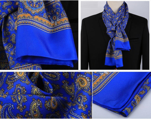 Luxury Silk Neck Scarf, Formal Wear Silk Scarf, British Style Long Scarf, Mens Thin Silk Scarf, Mens Spring Autumn Scarf, Business Silk Scarf Men, Silk Scarf For Suit