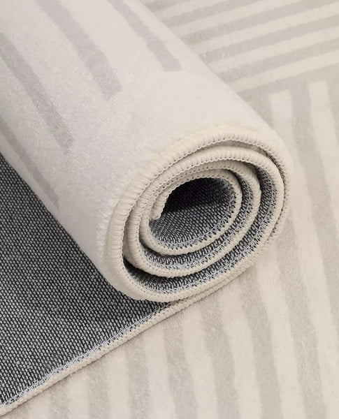 Contemporary Modern Rugs, Modern Rugs for Living Room, Modern Rugs for Dining Room, Abstract Contemporary Rugs Next to Bed-Paintingforhome