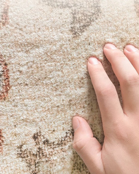 Modern Rugs for Living Room, Flower Pattern Modern Rugs for Farmhouse, Bedroom Modern Rugs, Modern Rugs for Dining Room-Paintingforhome