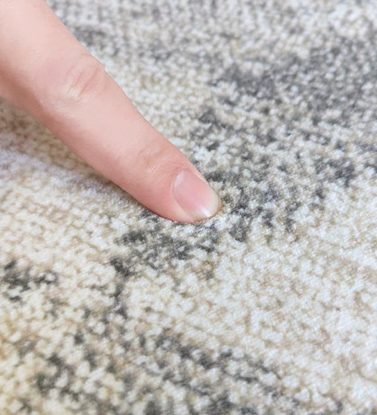 Large Gray Floor Rugs for Living Room, Dining Room Floor Rug, Modern Floor Rugs for Bedroom, Extra Large Geometric Modern Rugs for Office-Paintingforhome