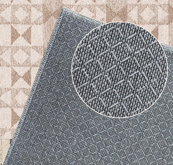 Contemporary Abstract Rugs under Dining Room Table, Large Modern Rugs for Living Room, Mid Century Modern Rugs for Bedroom-Paintingforhome