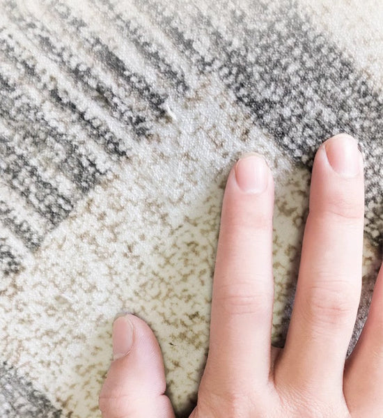 Large Gray Floor Rugs for Living Room, Dining Room Floor Rug, Modern Floor Rugs for Bedroom, Extra Large Geometric Modern Rugs for Office-Paintingforhome