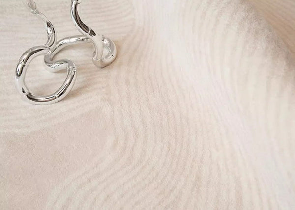 Cream Color Modern Living Room Rugs, Dining Room Modern Rugs, Thick Soft Floor Carpets for Living Room, Soft Contemporary Rugs for Bedroom-Paintingforhome