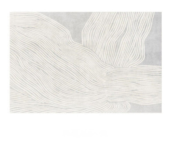 Modern Living Room Rugs, Grey Thick Soft Modern Rugs for Living Room, Dining Room Modern Rugs, Contemporary Rugs for Bedroom-Paintingforhome