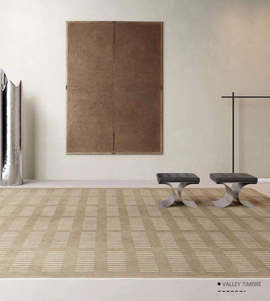 Thick Soft Floor Carpets for Living Room, Dining Room Modern Rugs, Modern Living Room Rug Placement Ideas, Soft Contemporary Rugs for Bedroom-Paintingforhome