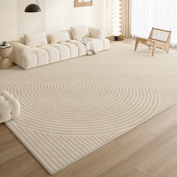 Geometric Modern Rug Placement Ideas for Dining Room, Large Modern Rugs for Living Room, Abstract Contemporary Modern Rugs for Bedroom-Paintingforhome