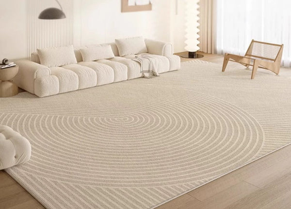 Geometric Modern Rug Placement Ideas for Dining Room, Large Modern Rugs for Living Room, Abstract Contemporary Modern Rugs for Bedroom-Paintingforhome