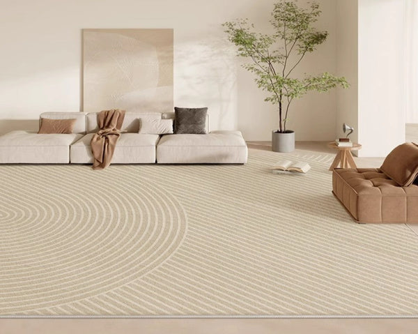 Geometric Modern Rug Placement Ideas for Dining Room, Large Modern Rugs for Living Room, Abstract Contemporary Modern Rugs for Bedroom-Paintingforhome