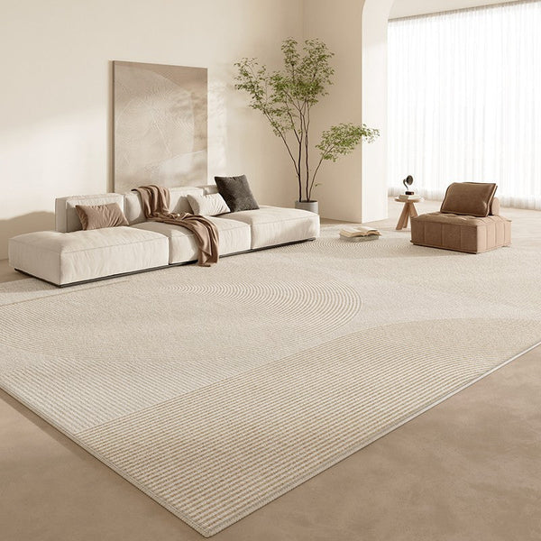 Large Modern Rugs for Living Room, Mid Century Modern Rugs for Bedroom, Contemporary Abstract Rugs under Dining Room Table-Paintingforhome