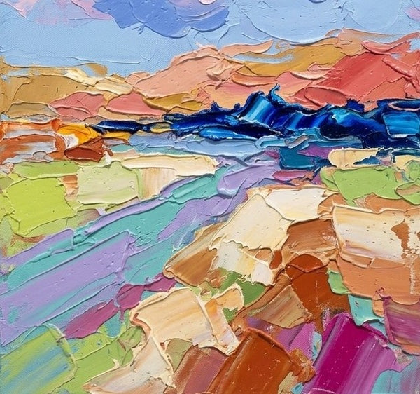 Palette Knife Paintings, Modern Abstract Painting, Original Abstract Art, Hand Painted Canvas Art, Impasto Artwork, Original Small Paintings