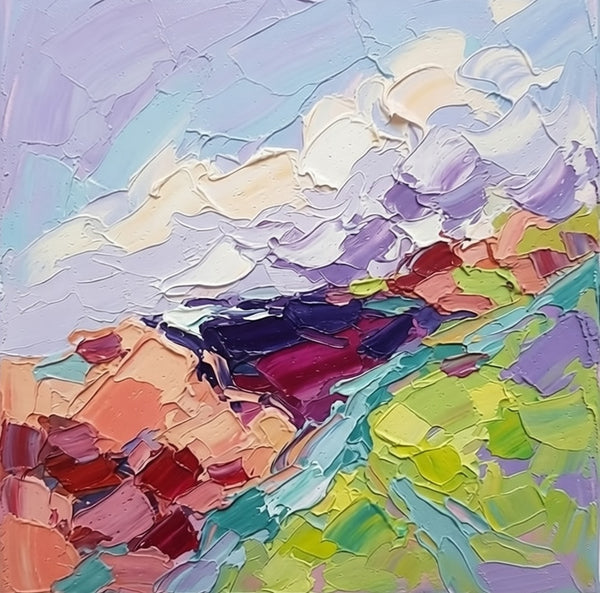 Hand Painted Canvas Art, Original Oil Painting, Palette Knife Paintings, Modern Abstract Painting, Impasto Artwork, Original Abstract Art