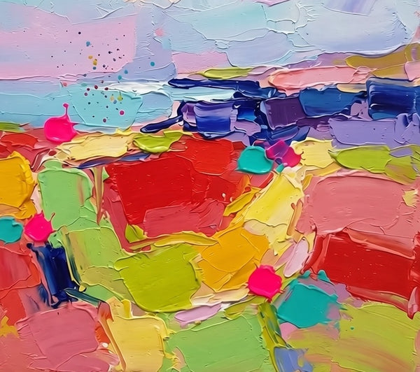 Original Oil Painting, Palette Knife Paintings, Modern Abstract Painting, Impasto Artwork, Hand Painted Canvas Art, Original Abstract Art