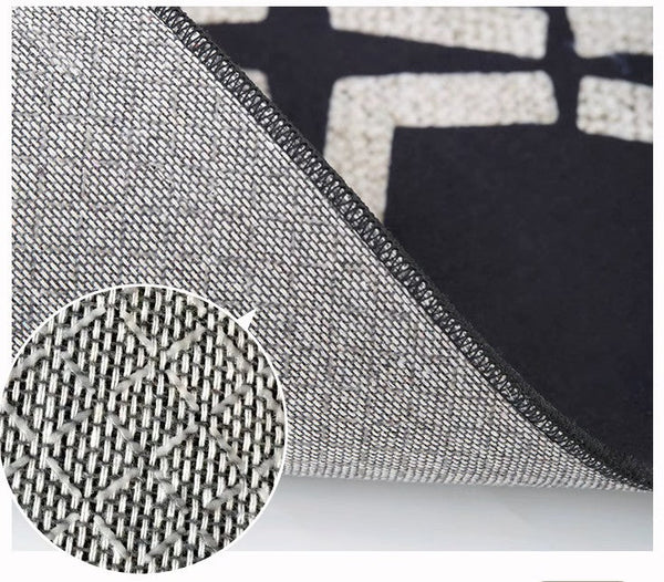 Elegant Modern Area Rugs under Sofa, Dining Room Floor Rugs, Mid Centu ...
