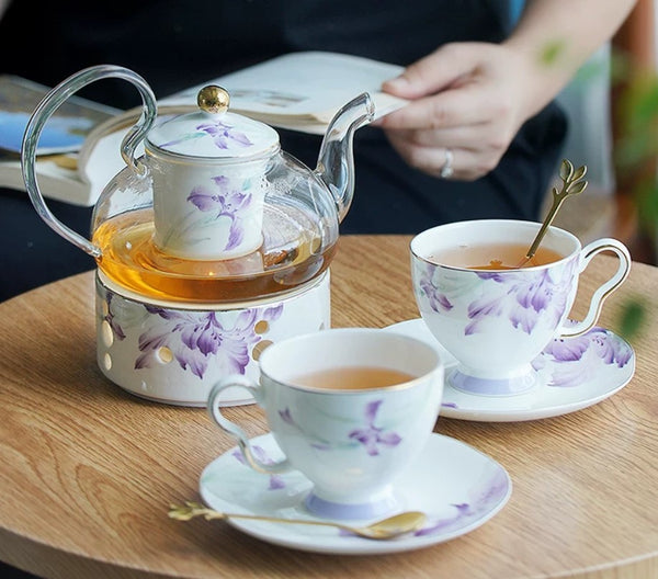 Luxury Tea Cup with Saucer, Elegant Coffee Cup, Porcelain Coffee Cup, Ceramic Tea Cup Set, Porcelain Tea cups, British Tea Cup Set, Afternoon Tea Cup with Saucer Set-Paintingforhome