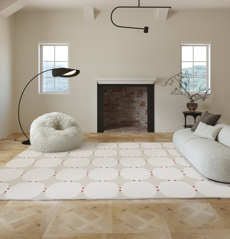 Bedroom Modern Rugs, Large Modern Rugs for Living Room, Dining Room Geometric Modern Rugs, Contemporary Modern Rugs under Coffee Table-Paintingforhome