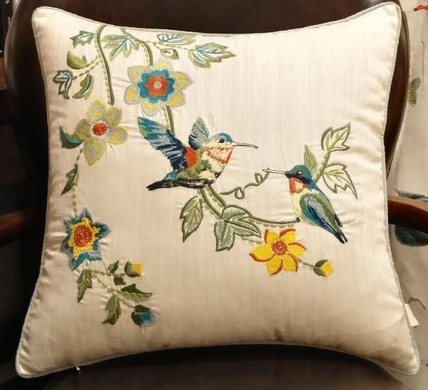 Bird Throw Pillows, Pillows for Farmhouse, Sofa Throw Pillows, Decorative Throw Pillows, Living Room Throw Pillows, Rustic Pillows for Couch-Paintingforhome