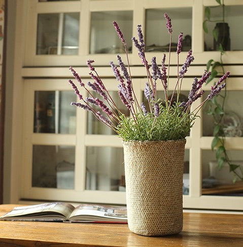 Lavender Flowers, Spring Artificial Floral for Dining Room, Bedroom Flower Arrangement Ideas, Simple Modern Floral Arrangement Ideas for Home Decoration-Paintingforhome