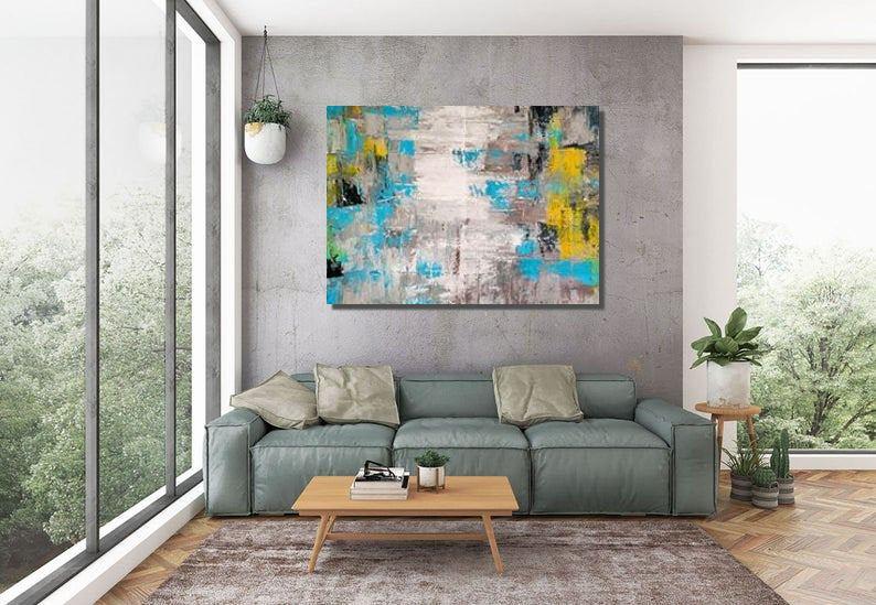 Extra Large Paintings, Wall Painting Acrylic Abstract Art, Simple Acrylic Paintings, Modern Abstract Acrylic Painting, Living Room Wall Painting-Paintingforhome