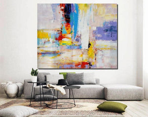 Modern Wall Painting, Contemporary Acrylic Art, Modern Paintings for Bedroom, Living Room Wall Paintings, Hand Painted Canvas Painting-Paintingforhome