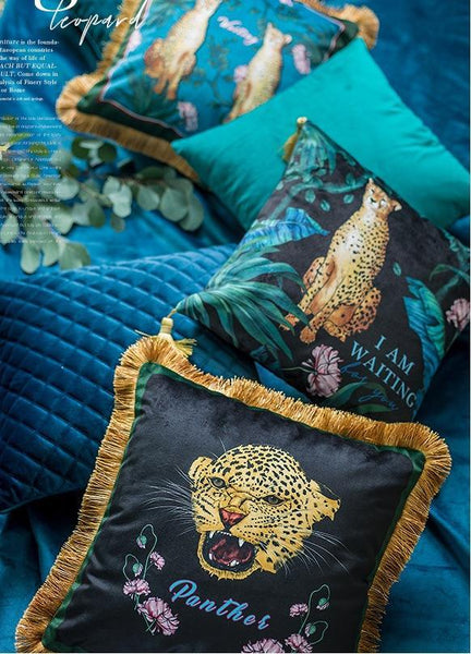 Decorative Throw Pillows, Short velvet Pillow Cover, Decorative Sofa Pillows, Throw Pillows for Living Room-Paintingforhome