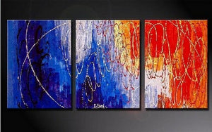 Large Painting, Canvas Art, Abstract Art, Canvas Painting, Abstract Oil Painting, Living Room Art, Modern Art, 3 Piece Wall Art, Abstract Painting, Acrylic Art-Paintingforhome