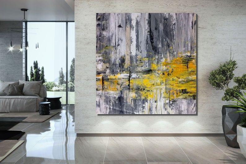 Bedroom Wall Painting, Large Paintings for Living Room, Hand Painted Acrylic Painting, Modern Contemporary Art, Modern Paintings for Dining Room-Paintingforhome