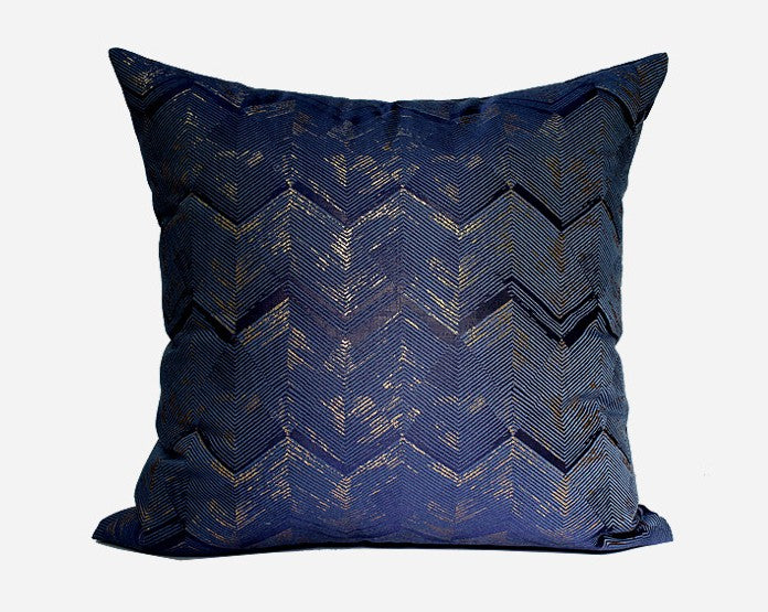 Large Square Pillows, Blue Decorative Modern Throw Pillow for Couch, Modern Sofa Pillows, Simple Modern Throw Pillows for Couch-Paintingforhome