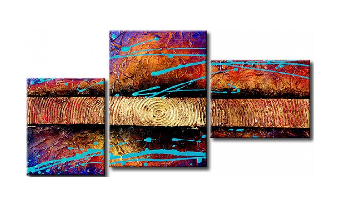 Texture Painting, 3 Piece Wall Art, Abstract Acrylic Paintings, Hand Painted Artwork, Acrylic Painting Abstract-Paintingforhome
