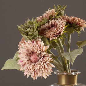 Large Gerberas Artificial Flowers, Autumn Arrangement, Table centerpiece, Sunflower-Paintingforhome