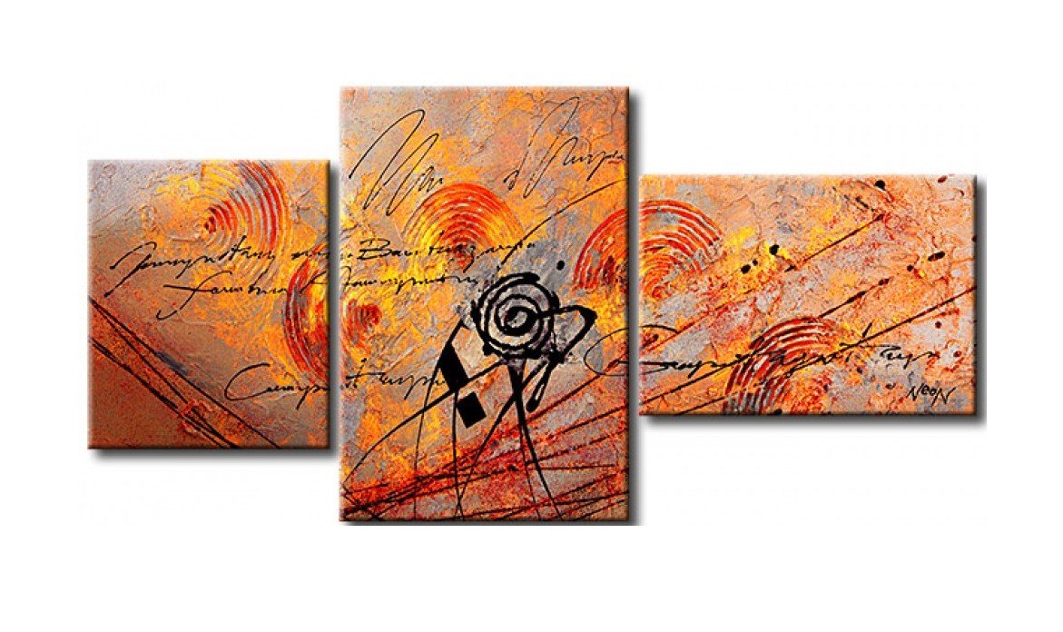 Hand Painted Artwork, Acrylic Painting Abstract, Texture Painting, 3 Piece Wall Art, Abstract Acrylic Paintings-Paintingforhome