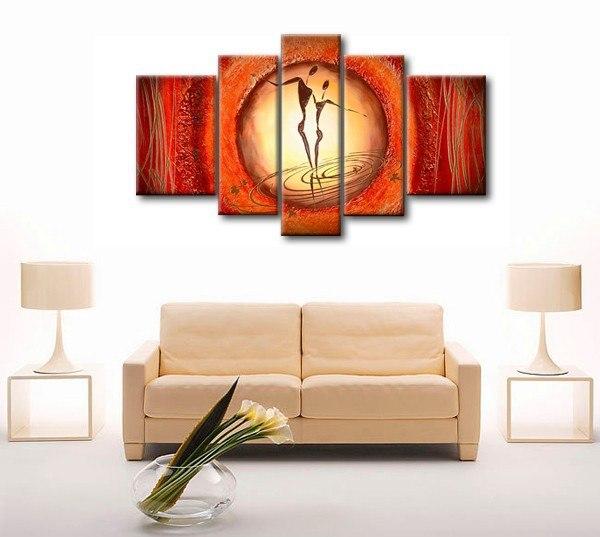 Extra Large Wall Art, Abstract Figure Painting, Bedroom Canvas Painting, Buy Art Online-Paintingforhome