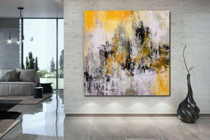 Large Paintings for Bedroom, Living Room Acrylic Painting, Contemporary Painting, Modern Wall Art Ideas for Dining Room, Large Canvas Painting-Paintingforhome