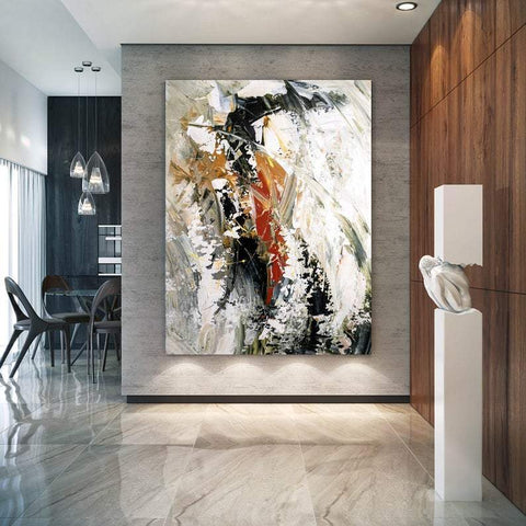 Contemporary Modern Artwork, Large Modern Canvas Painting, Wall Art for Bedroom, Hand Painted Wall Art Painting-Paintingforhome
