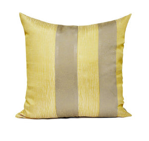 Decorative Throw Pillow for Couch, Yellow Modern Sofa Pillows, Simple Modern Throw Pillows for Couch, Yellow Square Pillows-Paintingforhome