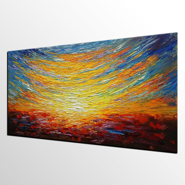Canvas Art, Abstract Painting, Landscape Painting, Canvas Art, Custom Extra Large Wall Art-Paintingforhome