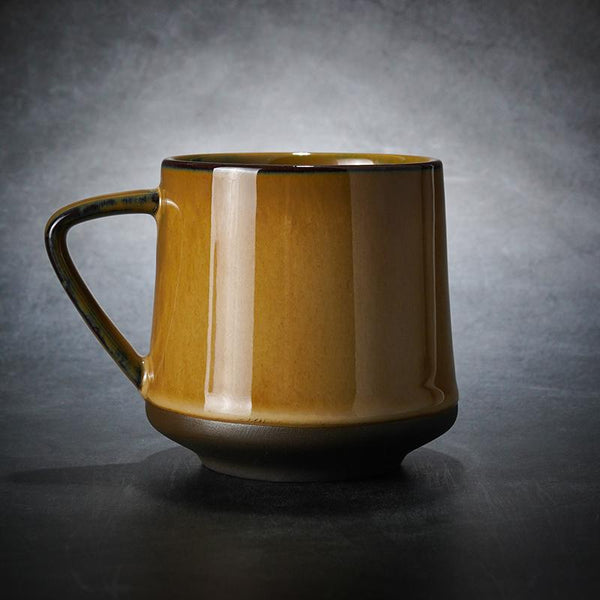 Large Pottery Coffee Cup, Ceramic Coffee Mug, Latte Coffee Cup, Large Tea Cup, Handmade Coffee Cup-Paintingforhome