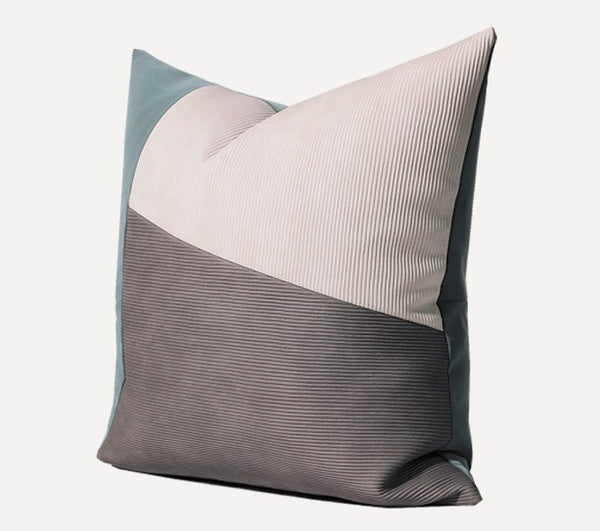 Modern Pillows for Living Room, Blue Grey Decorative Pillows for Couch, Modern Sofa Pillows, Modern Sofa Pillows, Contemporary Abstract Pillows-Paintingforhome