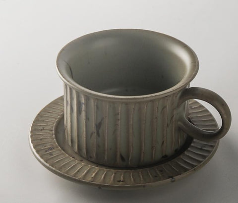 Latte Coffee Cup, Cappuccino Coffee Mug, Pottery Coffee Cups, Tea Cup, Ceramic Coffee Cup, Coffee Cup and Saucer Set-Paintingforhome