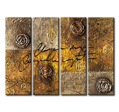 Bedroom Wall Paintings, Modern Wall Art Painting, Heavy Texture Paintings, Contemporary Painting, Acrylic Painting Abstract-Paintingforhome