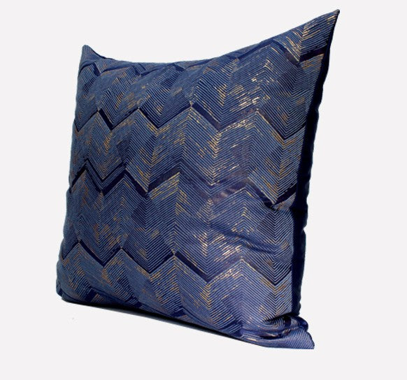 Large Square Pillows, Blue Decorative Modern Throw Pillow for Couch, Modern Sofa Pillows, Simple Modern Throw Pillows for Couch-Paintingforhome