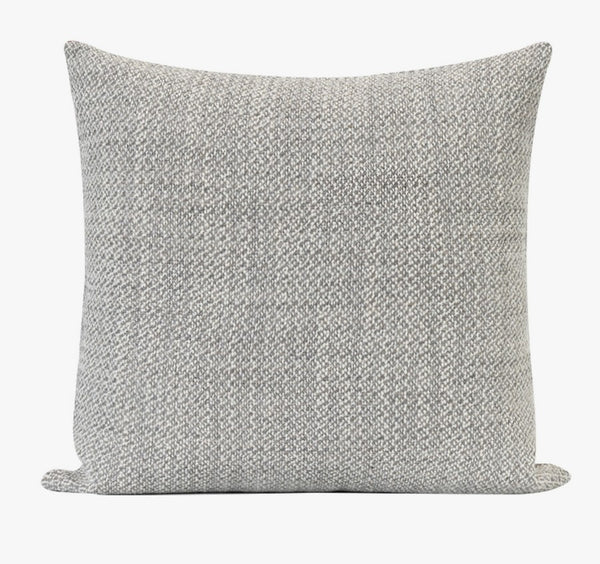 Light Gray Contemporary Throw Pillow for Living Room, Simple Modern Sofa Throw Pillows, Modern Decorative Throw Pillows for Couch-Paintingforhome