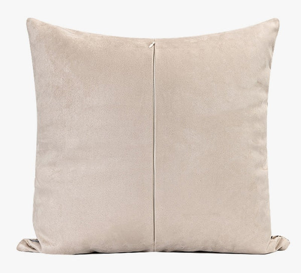 Simple Modern Sofa Throw Pillows, Beige Contemporary Throw Pillow for Living Room, Modern Decorative Throw Pillows for Couch-Paintingforhome