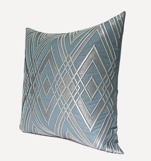 Simple Modern Pillows, Blue Modern Throw Pillows, Decorative Pillows for Couch, Modern Sofa Pillows, Contemporary Throw Pillows-Paintingforhome