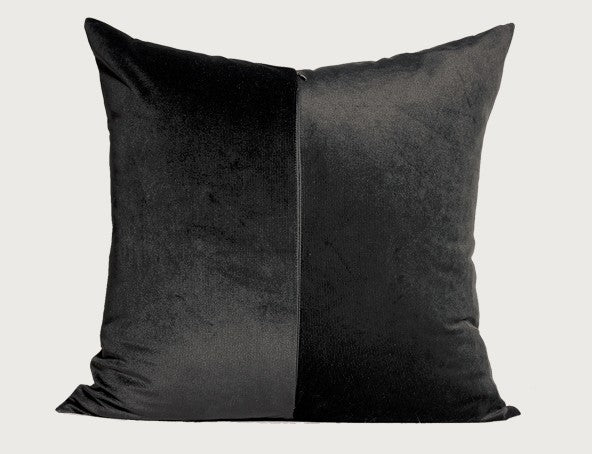 Black Grey Modern Sofa Pillows, Modern Pillows for Living Room, Decorative Modern Pillows for Couch, Contemporary Throw Pillows-Paintingforhome