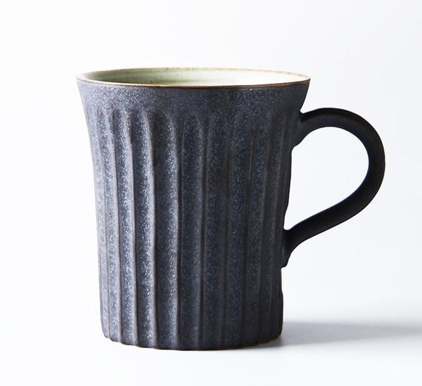 Large Capacity Coffee Cup, Cappuccino Coffee Mug, Handmade Pottery Coffee Cup, Large Tea Cup-Paintingforhome