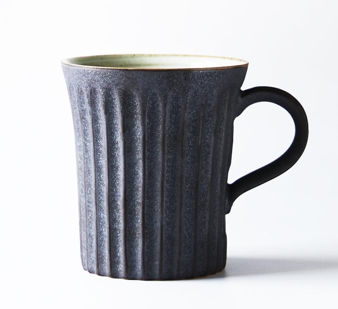 Latte Coffee Mug, Large Capacity Coffee Cup, Large Tea Cup, Handmade Pottery Coffee Cup-Paintingforhome