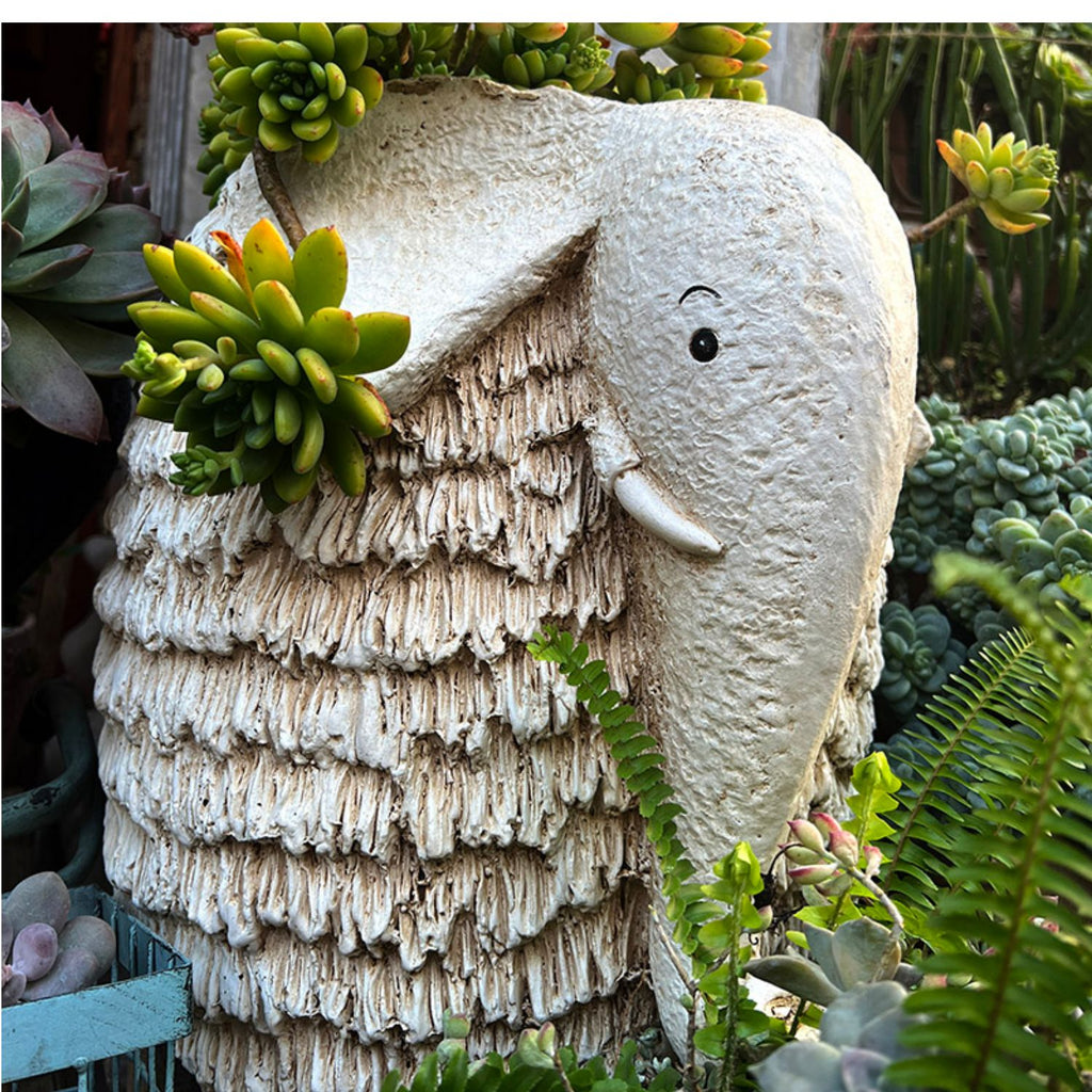 Large Elephant Flowerpot, Resin Statue for Garden, Modern Animal Statu –  Paintingforhome