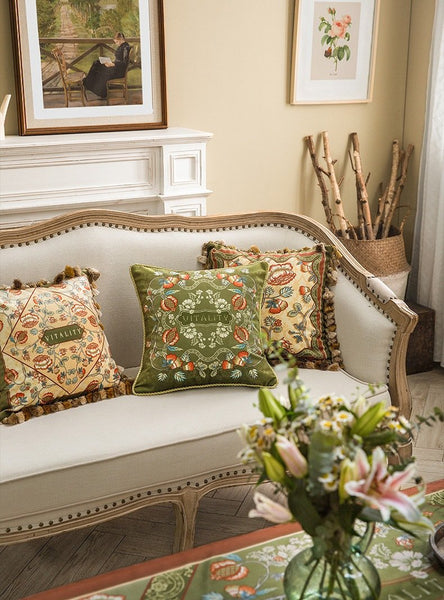 Modern Sofa Pillows, Decorative Throw Pillows, Beautiful Throw Pillows, Short Velvet Pillow Cover, Decorative Pillows for Living Room-Paintingforhome