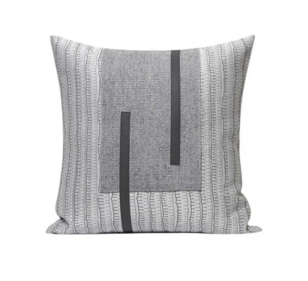 Gray Modern Simple Throw Pillows for Living Room, Decorative Modern Sofa Pillows, Modern Throw Pillows for Couch, Large Simple Modern Pillows-Paintingforhome