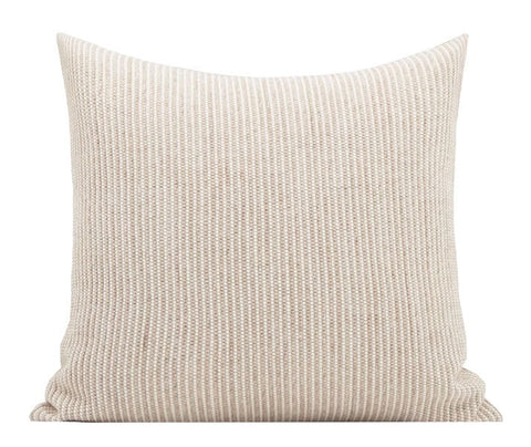 Contemporary Light Brown Modern Sofa Pillows, Large Square Modern Throw Pillows for Couch, Simple Decorative Throw Pillows, Large Throw Pillow for Interior Design-Paintingforhome